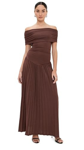 Lioness Women's Field of Dreams Maxi Dress, Coffee, Brown, XXXS | Amazon (US)