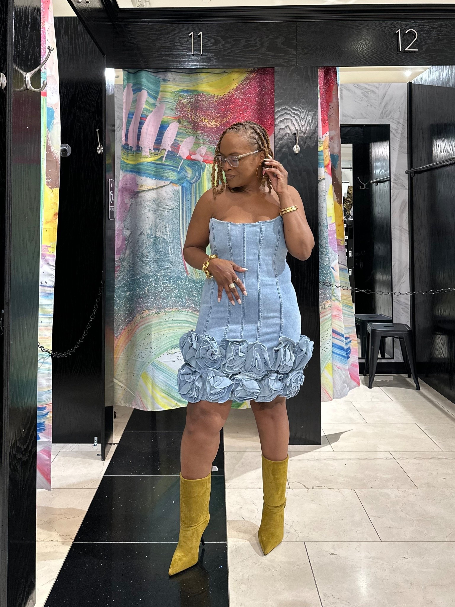 Denim Dress Donnie and later 

#LTKTravel #LTKootd #LTKOver40