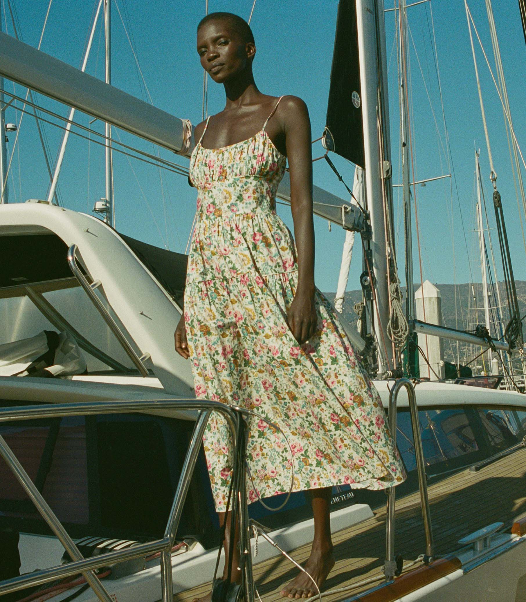 Benoit Dress - Liberty Rose Romance | DÔEN | DOEN