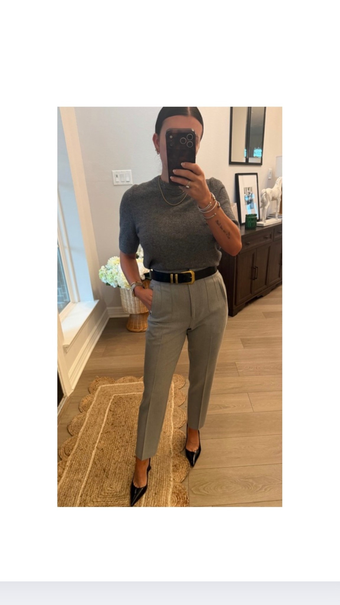 These Zara slacks are my absolute fav, I have in every color. Couldn’t tag the Zara product but linking a similar option. 

#LTKootd #LTKWorkwear