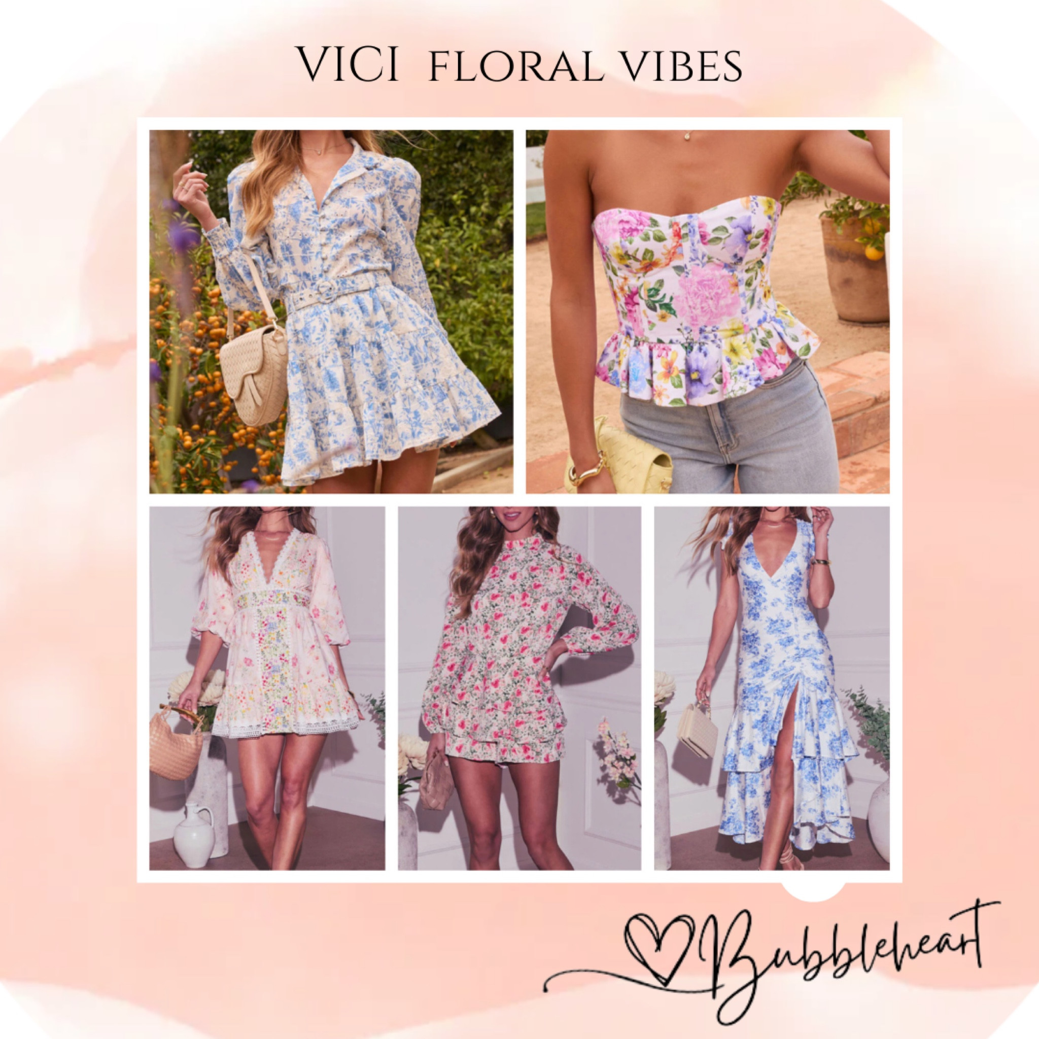 I am here for some floral prints and ready for spring! Grabbing these looks for  spring break especially with the LTK 30% off! #vici #vicidress #floraldress #floraltop #floralskirt #summerdress #sundress #weddingguest

#LTKSaleAlert #LTKxVICI