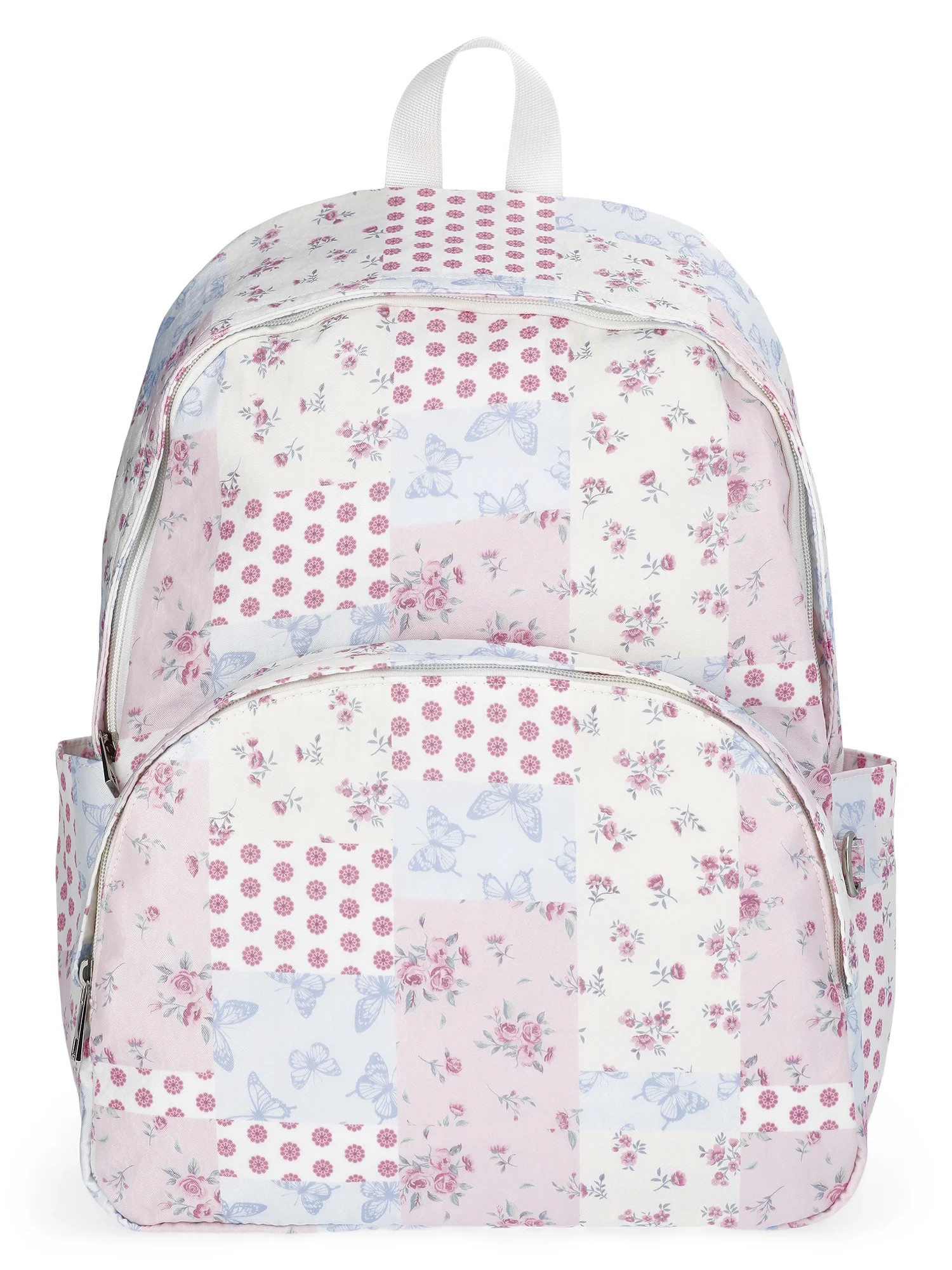 No Boundaries Women's 17" Dome Backpack, Pastel Patchwork | Walmart (US)