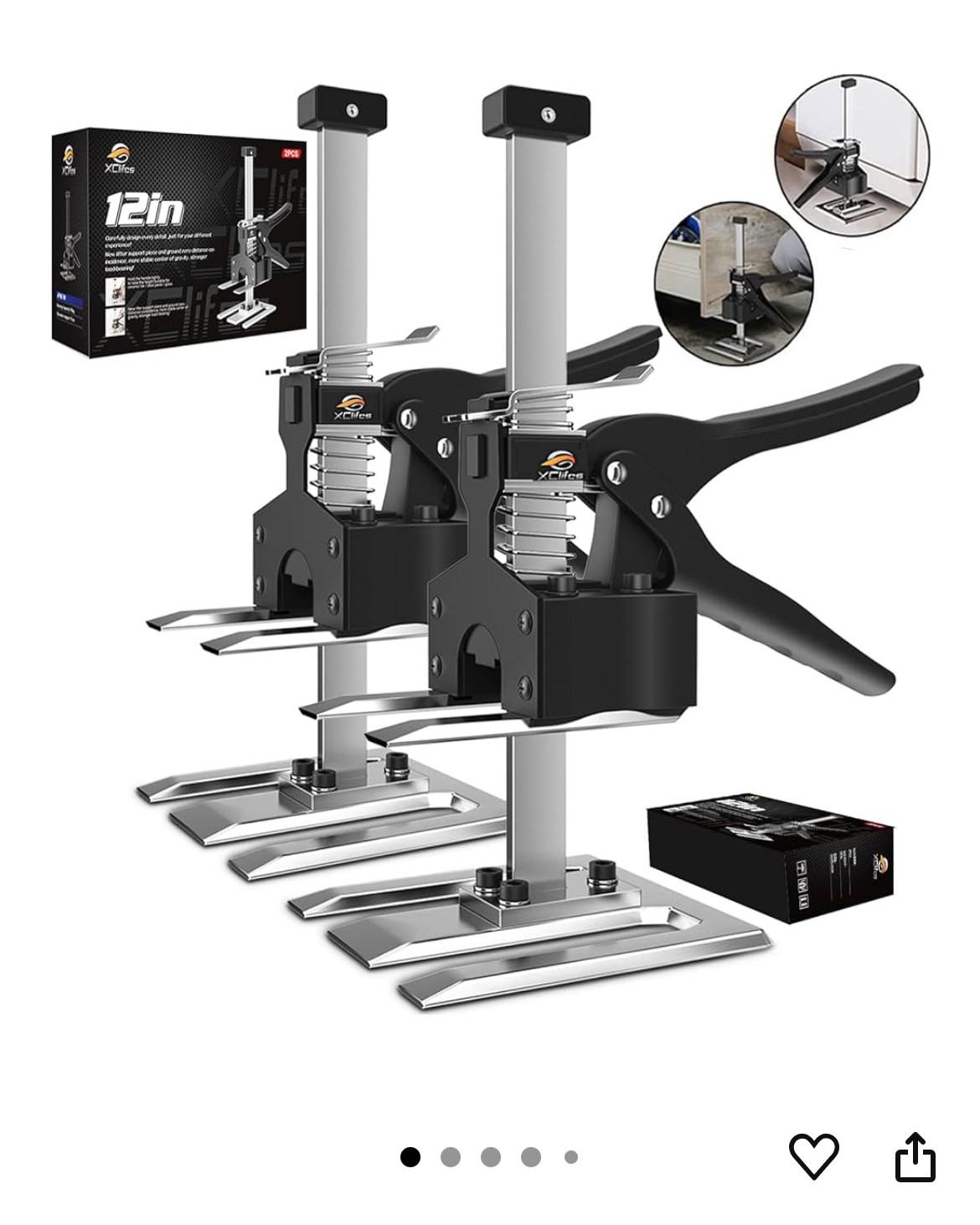 Labor-Saving Handle 2 Pack, Construction Jack… multiple uses. I recently used ours to lift a bed frame… so convenient and handy for heavy weight home projects!

#LTKFindsUnder50 #LTKFamily #LTKHome