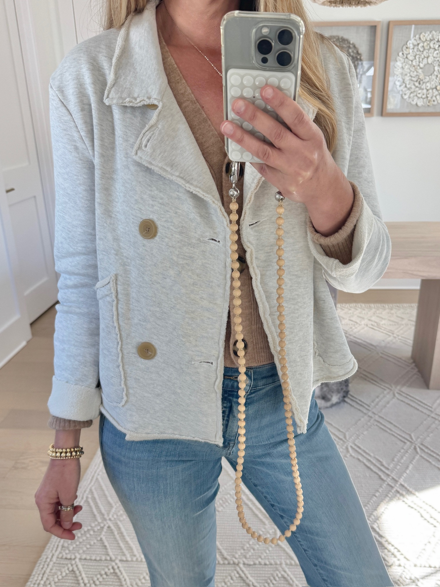 Wearing small in this knit blazer. It’s a splurge, but the quality is amazing. Code LOVE gets you 15% off. Sharing a save option too.

#LTKStyleTip #LTKOver40 #LTKWorkwear