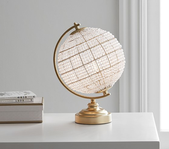 Polished Globe Ambient Table Lamp | Pottery Barn Kids