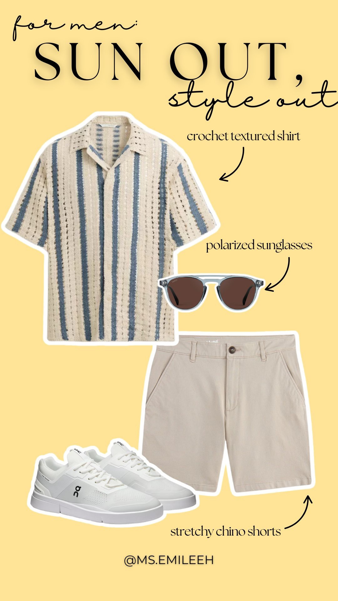 For men: Sun out, Style Out😎

July 4th outfit Men’s summer
Father’s Day   
button shirt,
Mugsy,
Summer outfits,
Outfit for him,
Polarized sunglasses,
Crochet polo,
Men’s summer outfits,
Gift for him, 
Father’s Day gifts,
Summer outfits for him,
Short Outfits for him,
Button up shirts,  
Birthday gift for him 
Mens OOTD vacation 
Men’s OC sneakers 


#LTKSummerEdit #LTKMens #LTKStyleTip