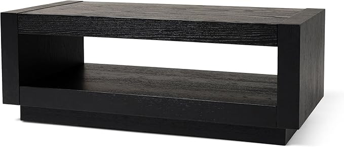 Maven Lane Artemis Contemporary Wooden Coffee Table in Refined Black Finish | Amazon (US)