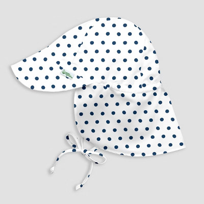 green sprouts Toddler Polka Dot Floppy Swim Hat - White | Target