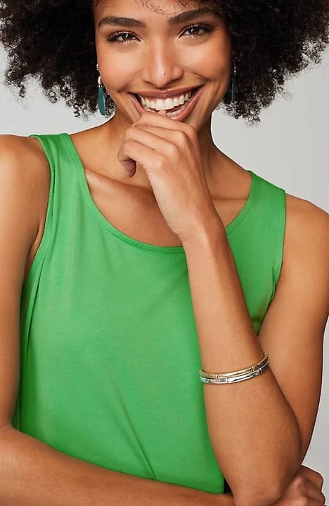 Pima-Stretch Knit Tank | J. Jill