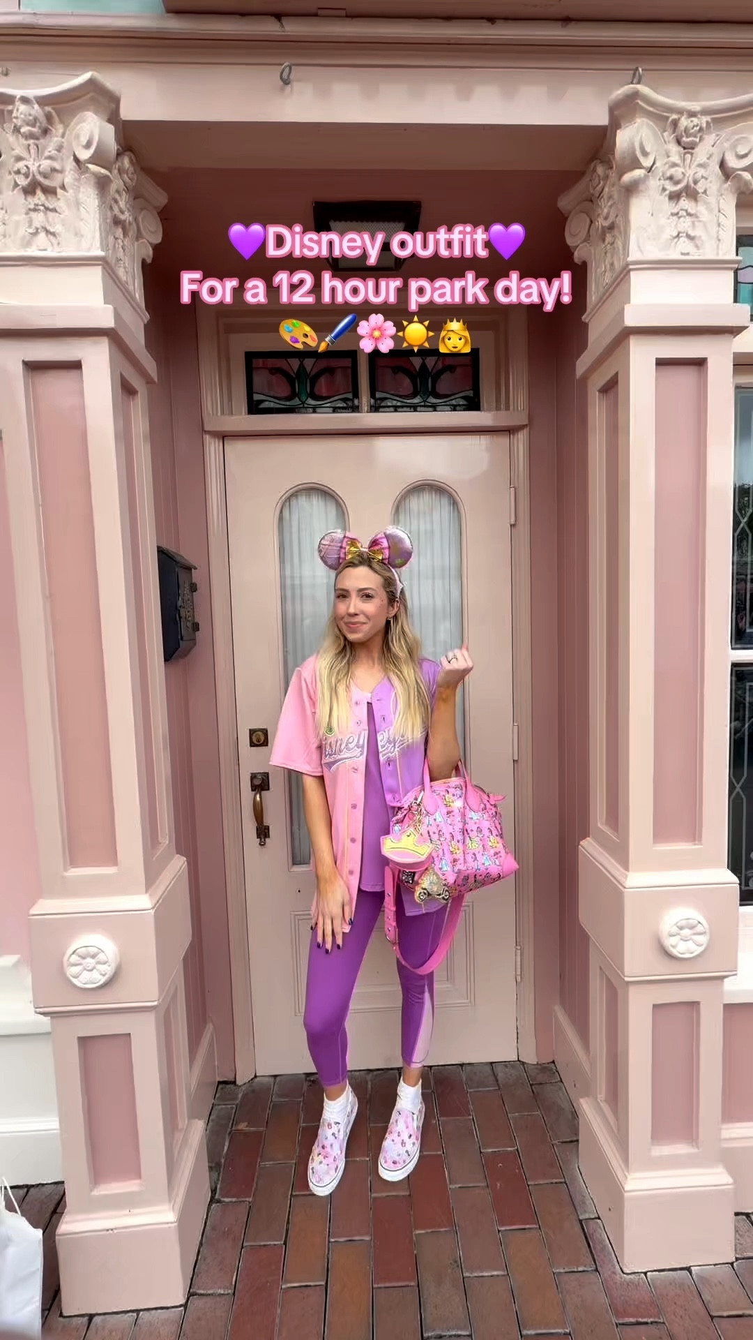 Living my "Best Day Ever" in the best color. 💜✨ I think Rapunzel would approve of this park fit.  #disneyoutfit #rapunzelstyle #disneyparks #bestdayever #tangled   @Disney Parks @Disney Store @Disney @Disney+ @Disney Style @Stoney Clover Lane 

#LTKgrwm #LTKdayinmylife #LTKootd