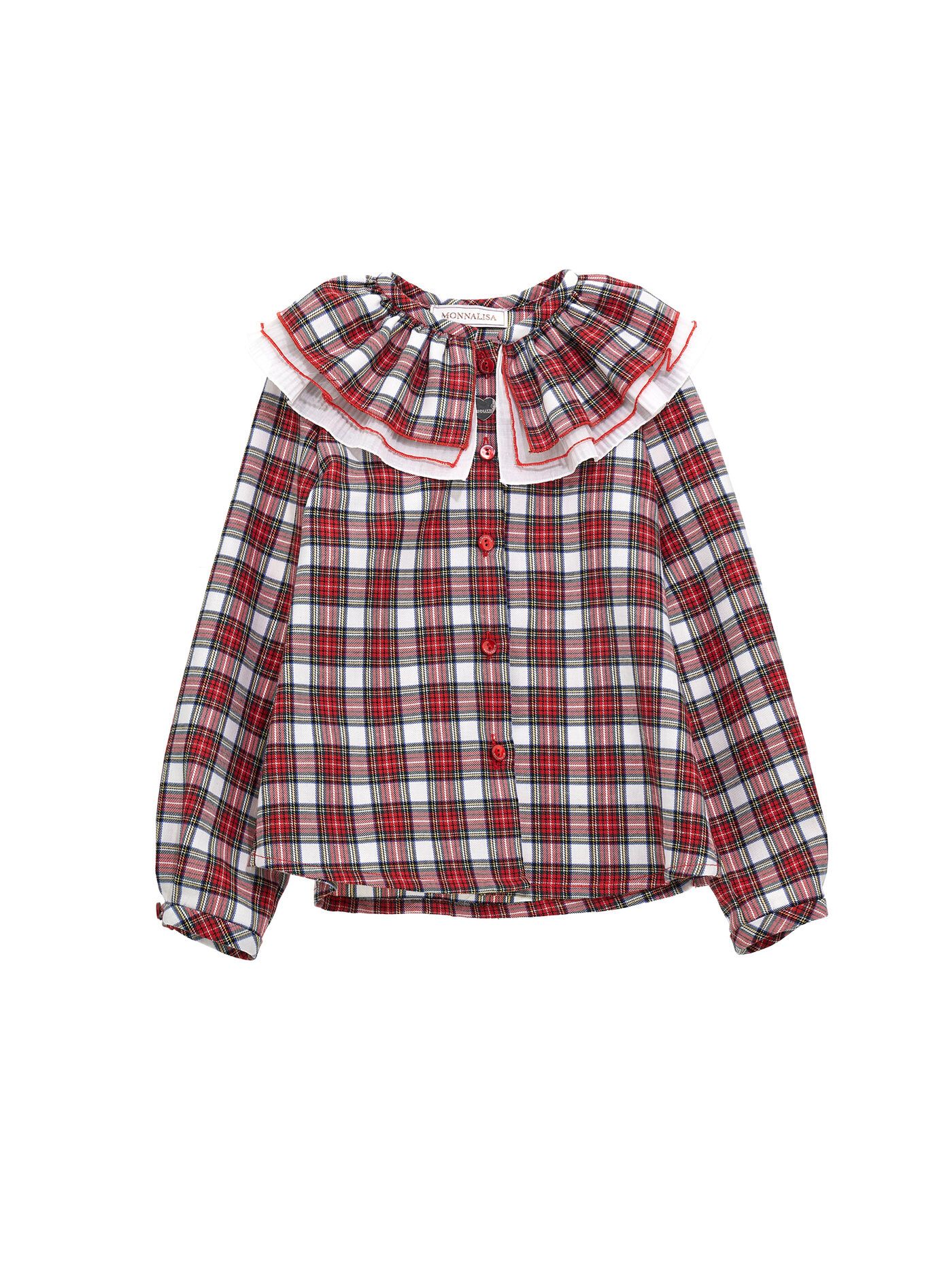 Tartan viyella shirt | Monnalisa