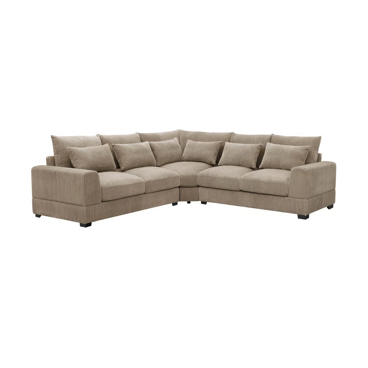 Laguna Modular Corduroy Sectional | Wayfair North America