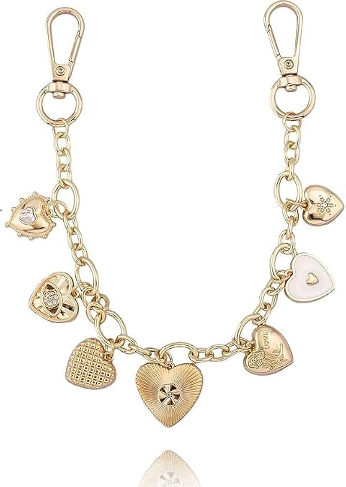 Bag Charms for Handbags Chain - Gold Decorative Purse Chains - Exquisite Shoulder Bag Keychain | Amazon (US)