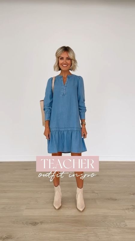 Teacher outfit ideas! I am wearing an XS/00 in tops and skirts 2 in the kick flare pants! These are great transitional pieces for fall too 👏 

Loverly Grey, teacher outfits, workwear, work outfits 

#LTKworkwear #LTKstyletip #LTKFind