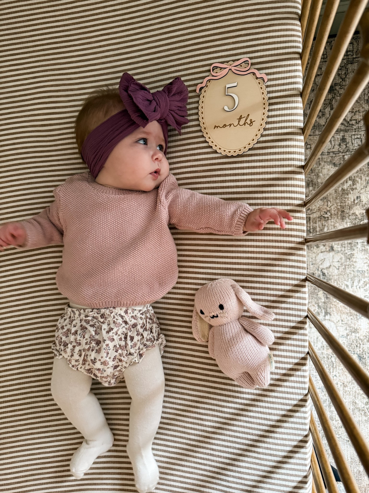 Milestone picture of our girl 💞
#LTKBABY #GIRLCLOTHES #LTKBABYGIRL #LTKNURSERY 

#LTKBump #LTKBaby #LTKKids