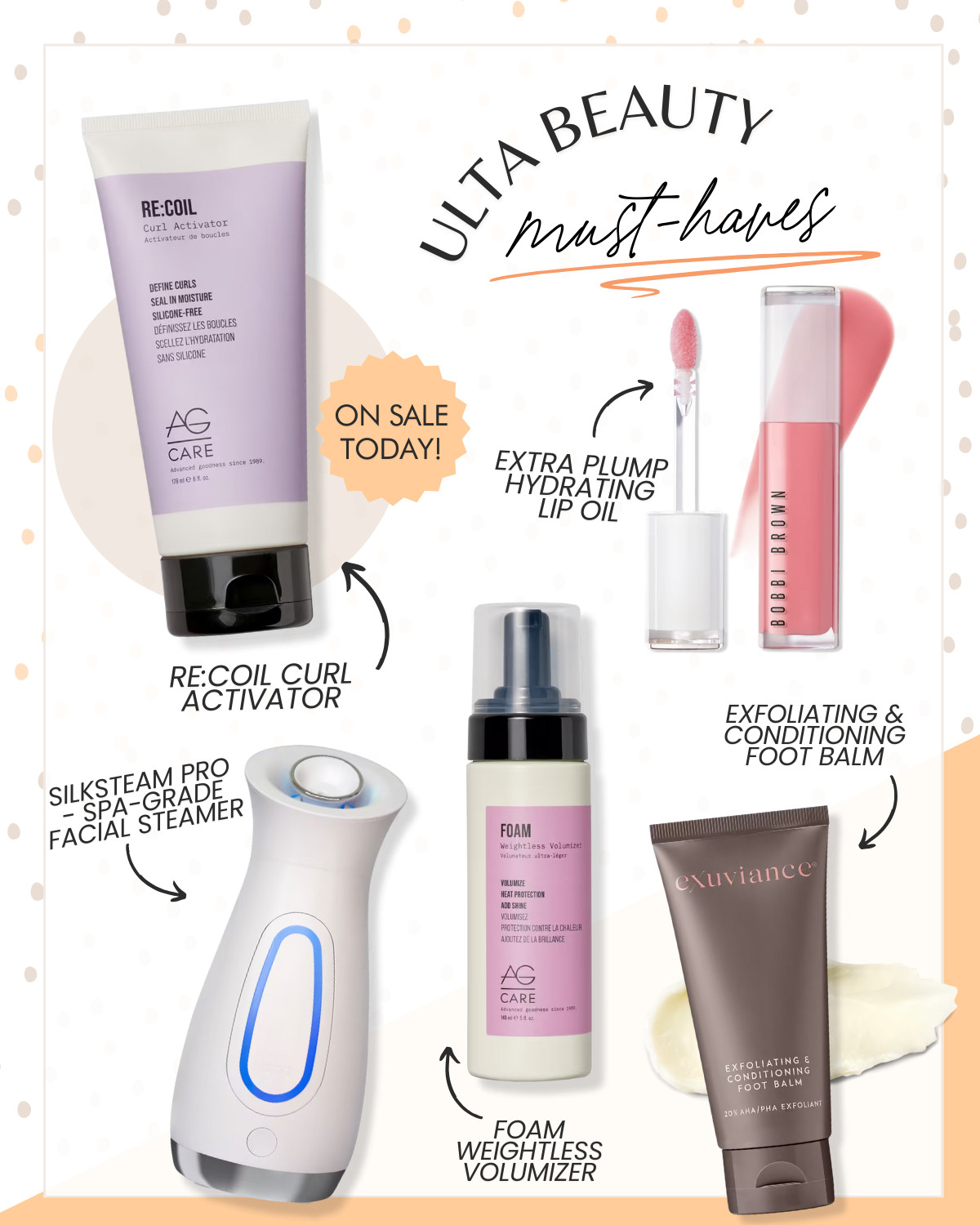 HURRY all these are 50% off today only for Ulta Beauty’s 21 Days of Beauty Event!

Whether you’re looking to update your gloss collection, try a new scrub and facial steamer, or restock your curly hair essentials, @ultabeauty has you covered.

 I’m definitely stocking up on my RE:Coil Curl Activator today!

#ulta #ultabeauty #ad
