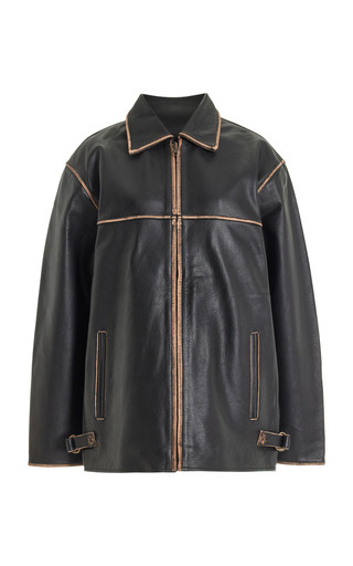 Faded Leather Jacket | Moda Operandi (Global)