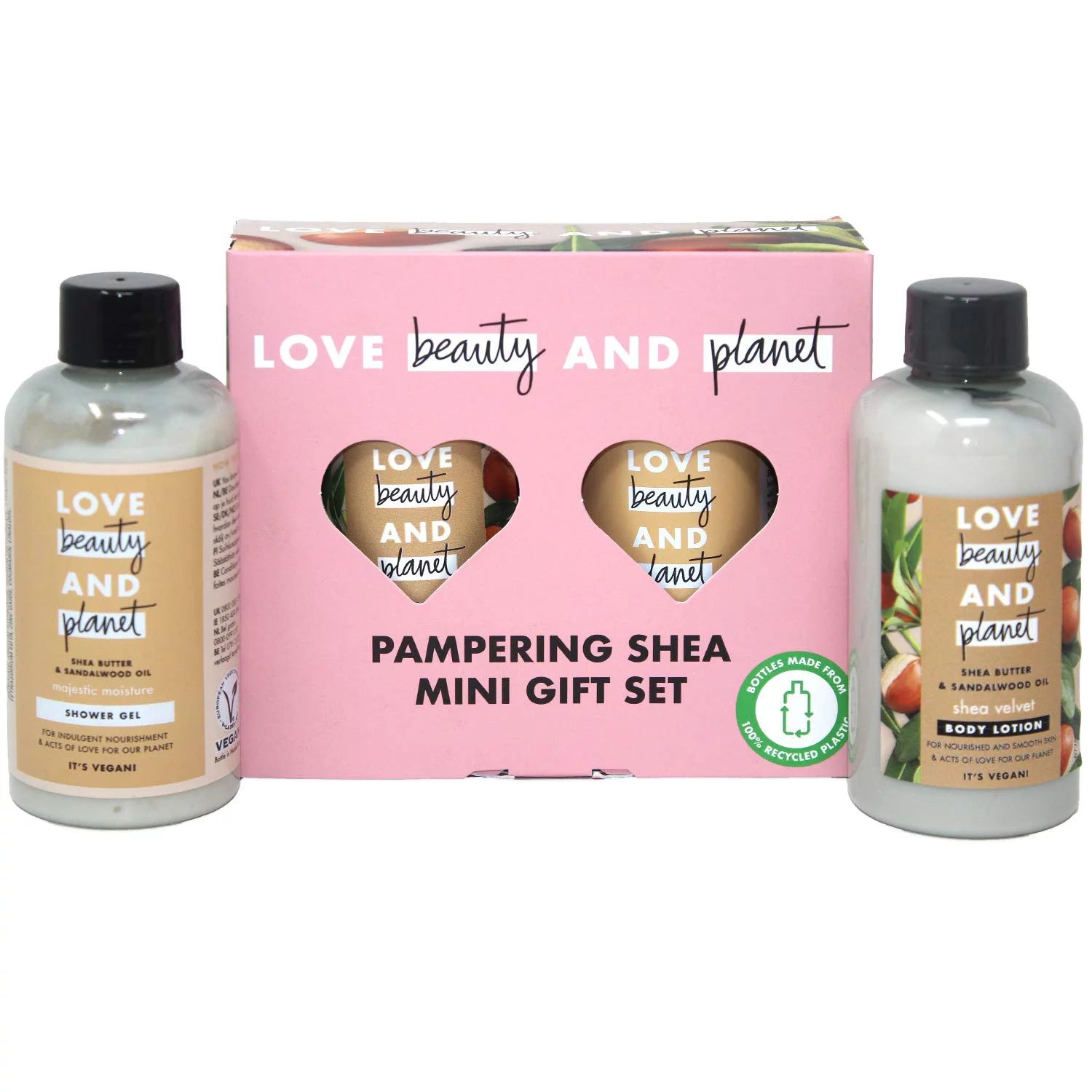 Love Beauty and Planet Women's Valentine's Gift Set, Includes Shower Gel and Body Lotion, Pamperi... | Walmart (US)