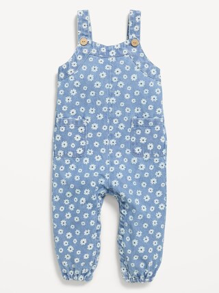 Printed Chambray Overalls for Baby | Old Navy (US)