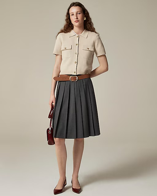 Short-sleeve pocket cardigan | J. Crew US