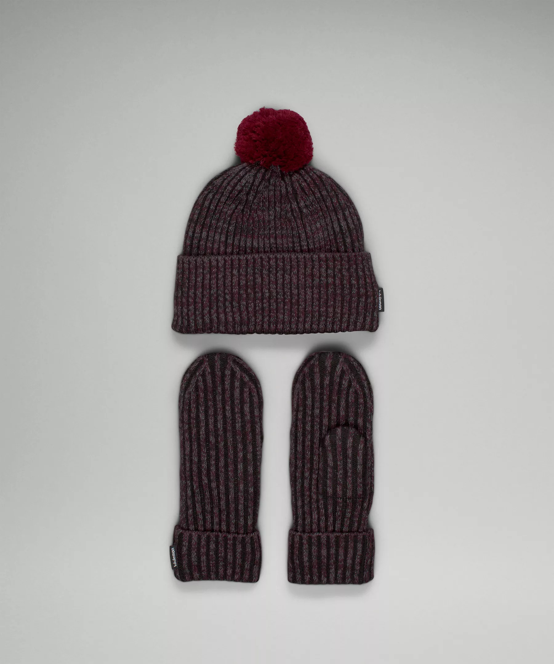 Women's Textured Fleece-Lined Knit Cozy Set *Online Only | Women's Hats | lululemon | Lululemon (US)