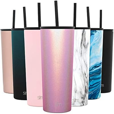 Simple Modern 24oz Classic Tumbler with Straw Lid & Flip Lid - Travel Mug Gift Vacuum Insulated C... | Amazon (US)