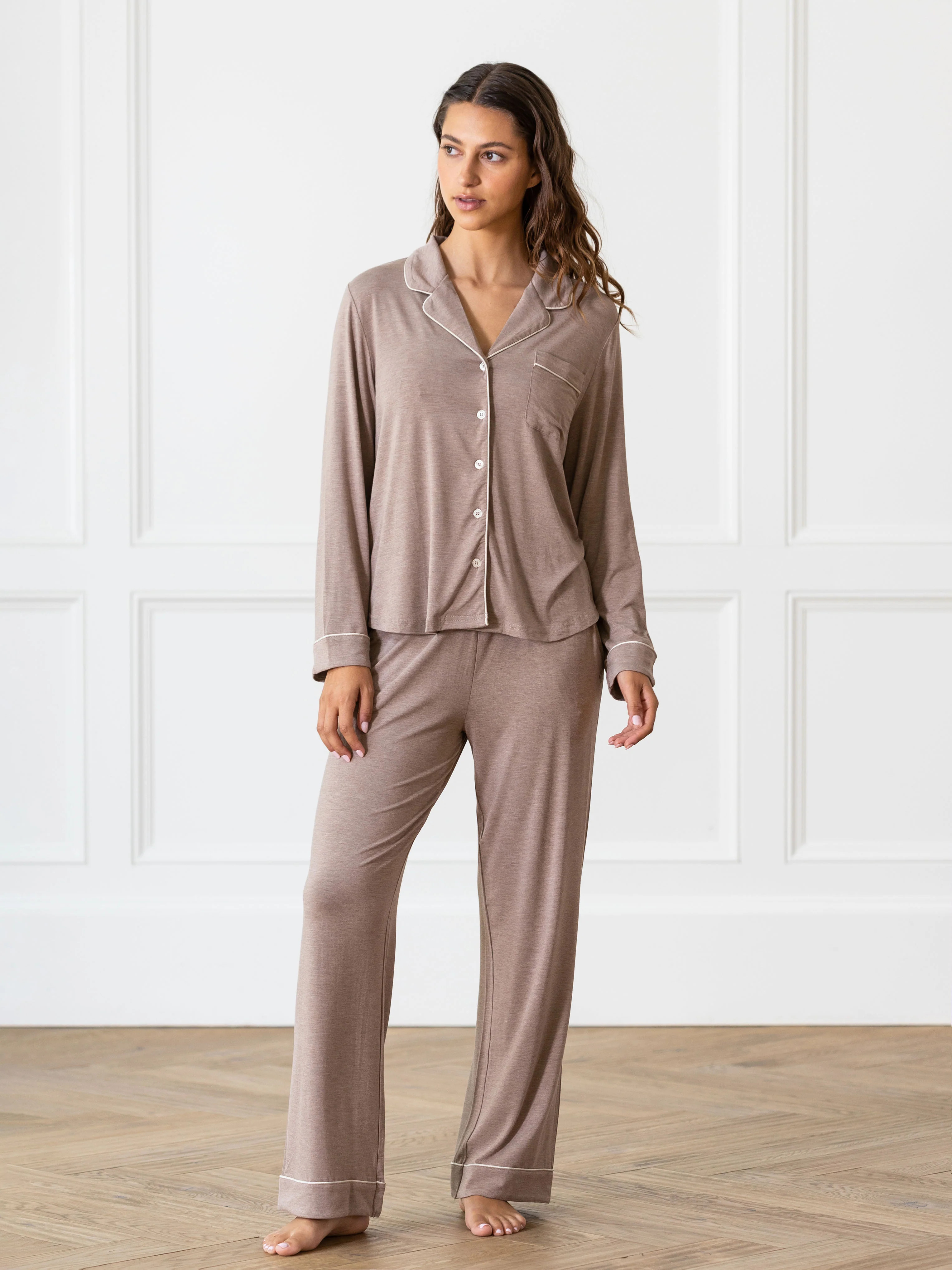 Custom Bamboo Pajama Set in Stretch-Knit | Cozy Earth
