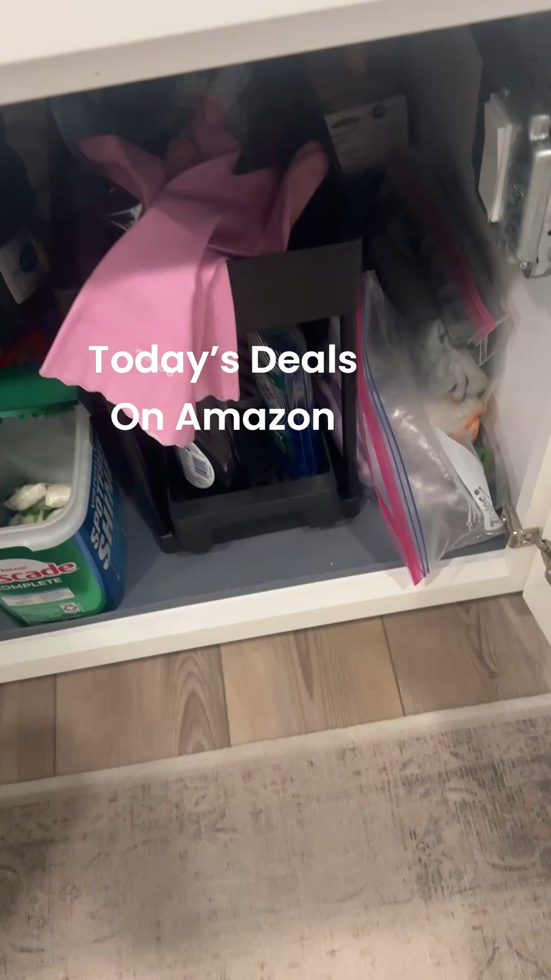 When I saw this on Today’s Deals I had to share. These are perfect under any sink and you can get a set of 2 for $19.99 today (instead of $29.99)!
They do come in white also.

#LTKHome