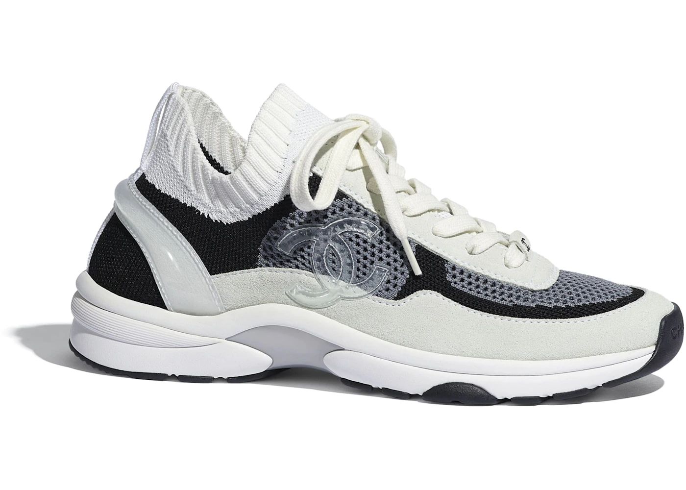 Chanel Low Top Trainer CC Black Ivory (W) | StockX