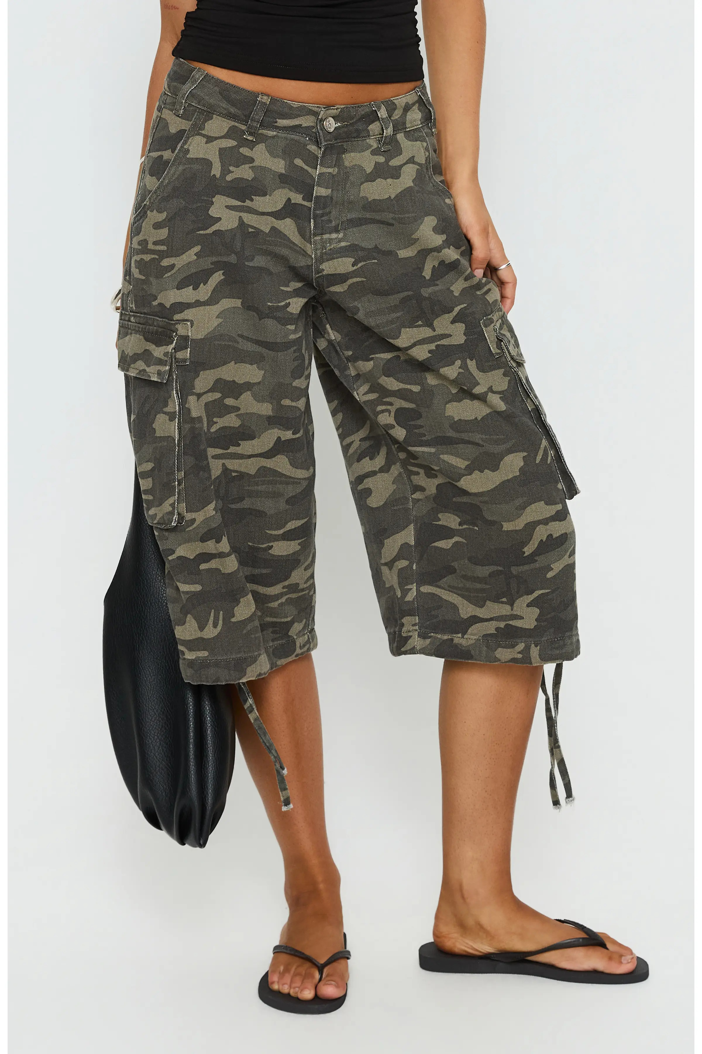 Hudsen Camo Longline Cargo Shorts (Women) | Nordstrom | Nordstrom