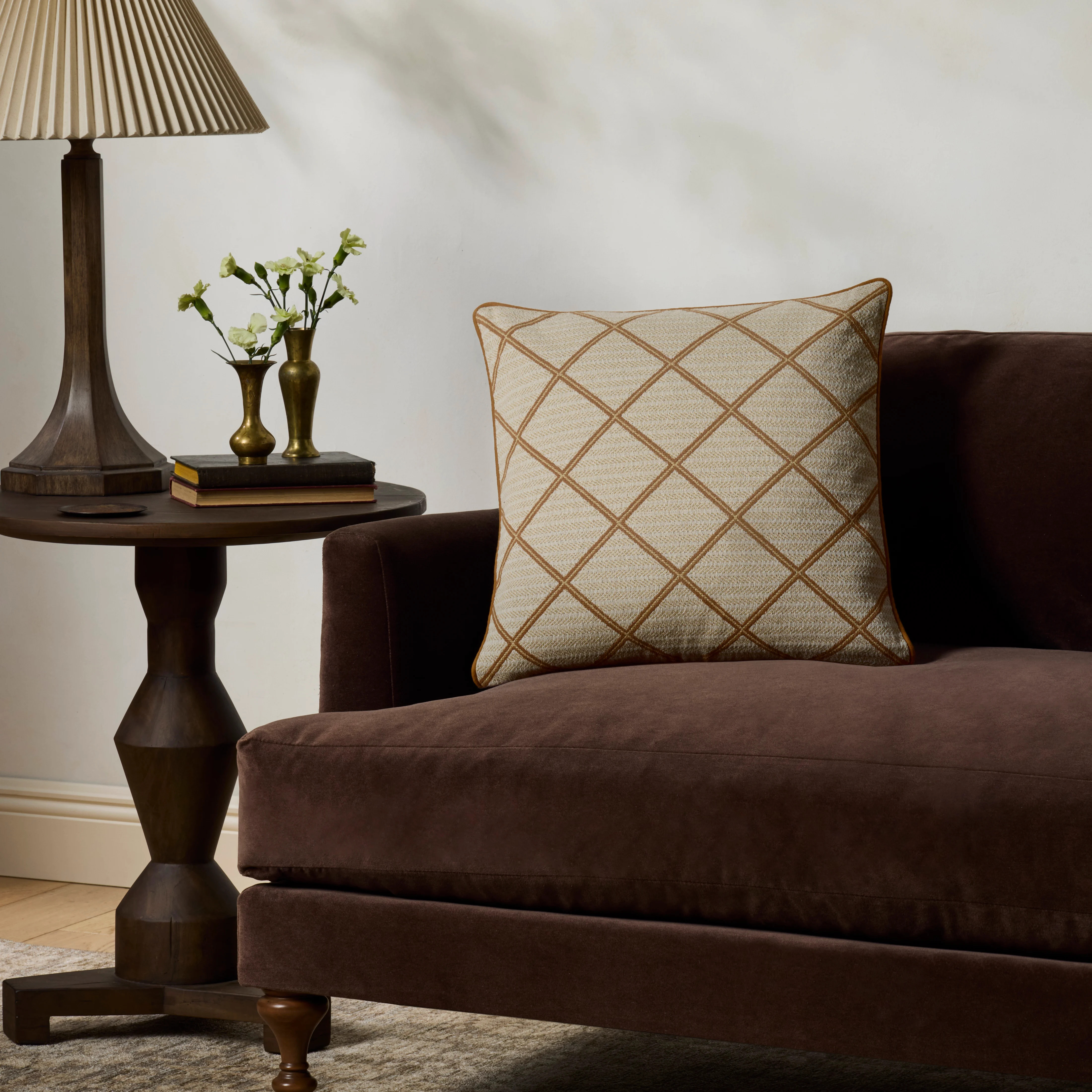 Chris Loves Julia x Loloi-Sally Pillow-PCJ-0048-Natural | Rugs Direct