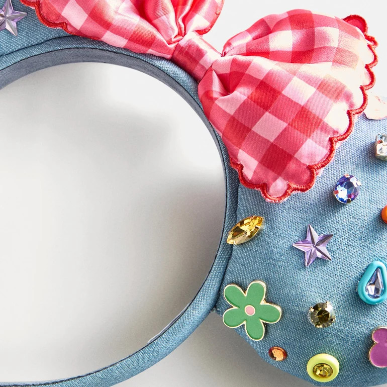 Disney Minnie Mouse Denim Ears Headband - Minnie Mouse Denim Ears | BaubleBar