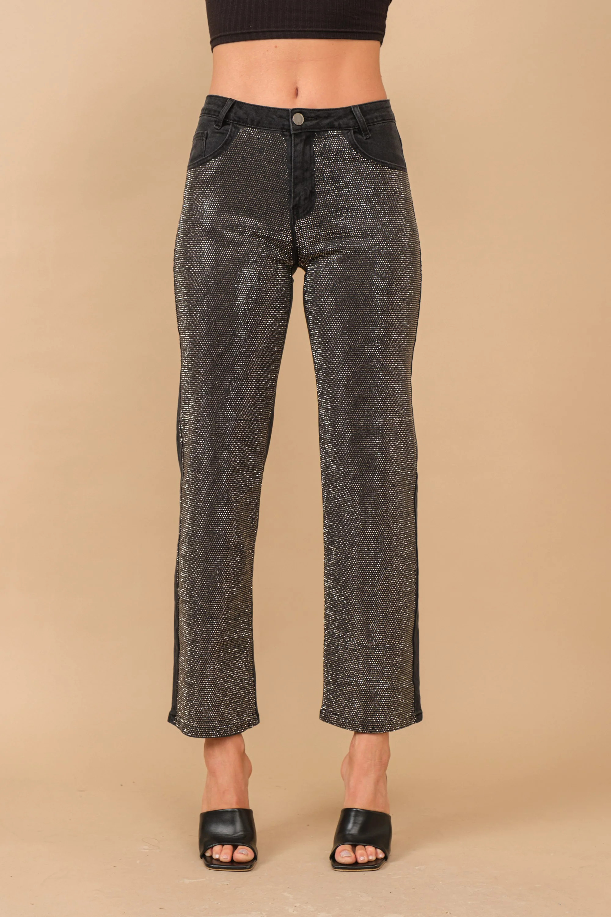 SPARKLE QUEEN JEANS | Love story boutique