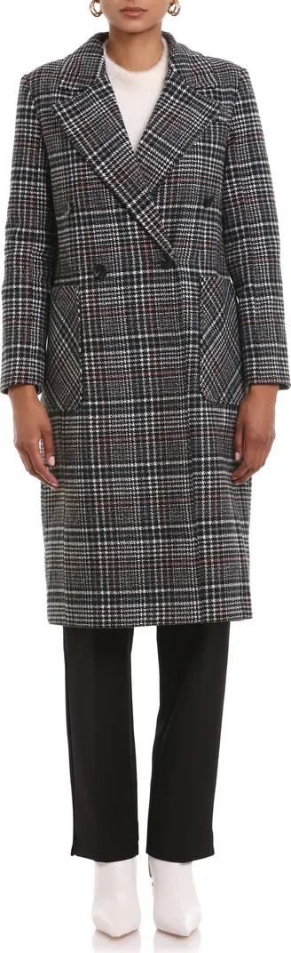 Double Breasted Plaid Coat | Nordstrom Rack