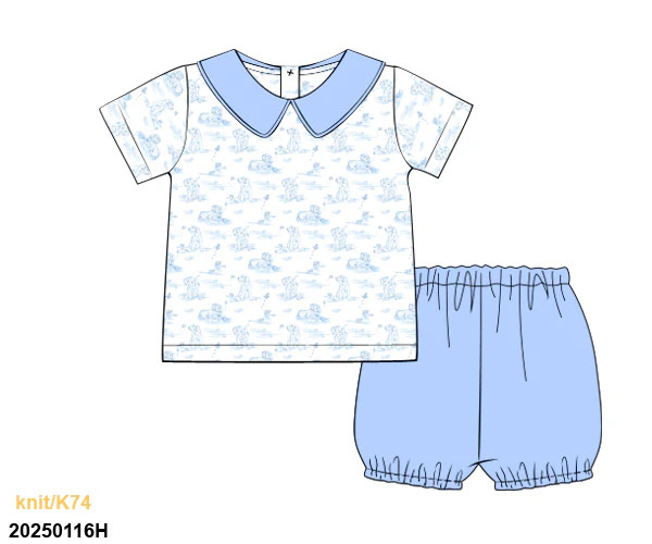 Snips and Snails bubble shorts set | Tutti Frutti Kids Co
