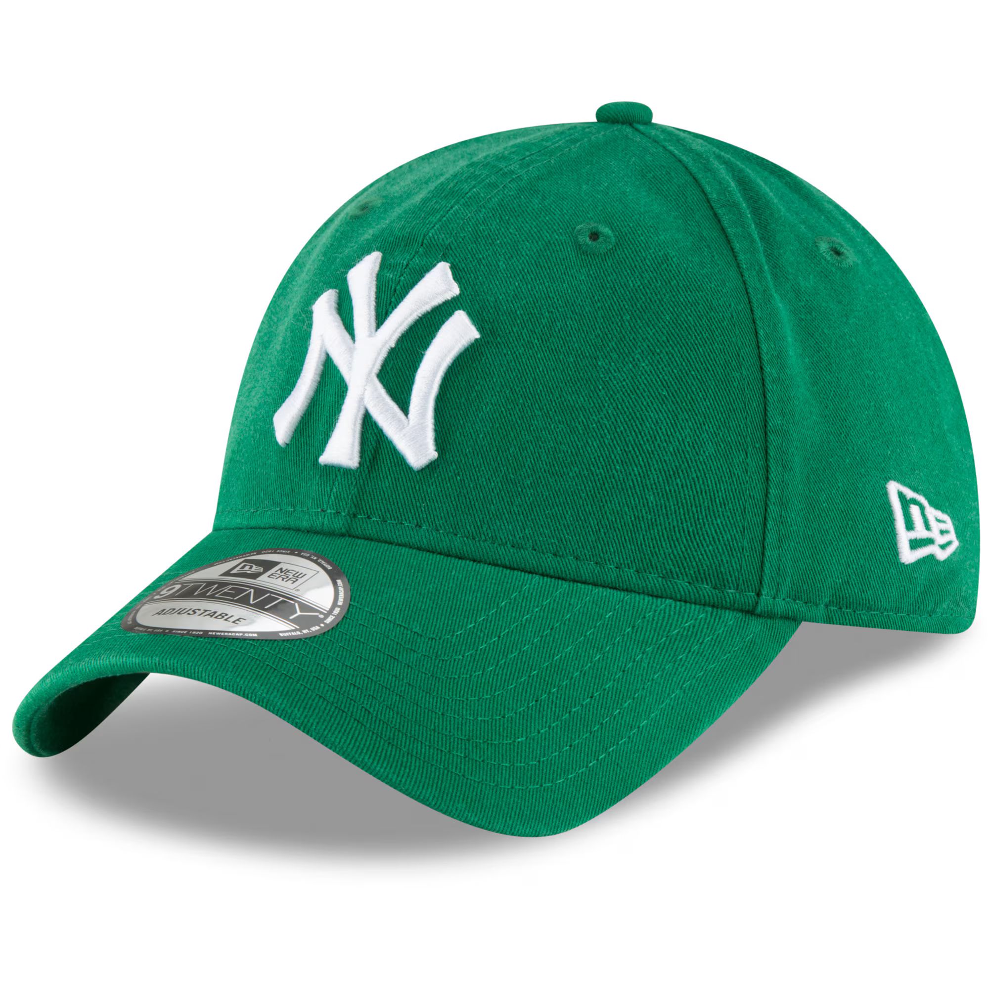 New York Yankees New Era Core Classic Secondary 9TWENTY Adjustable Hat - Kelly Green | Lids