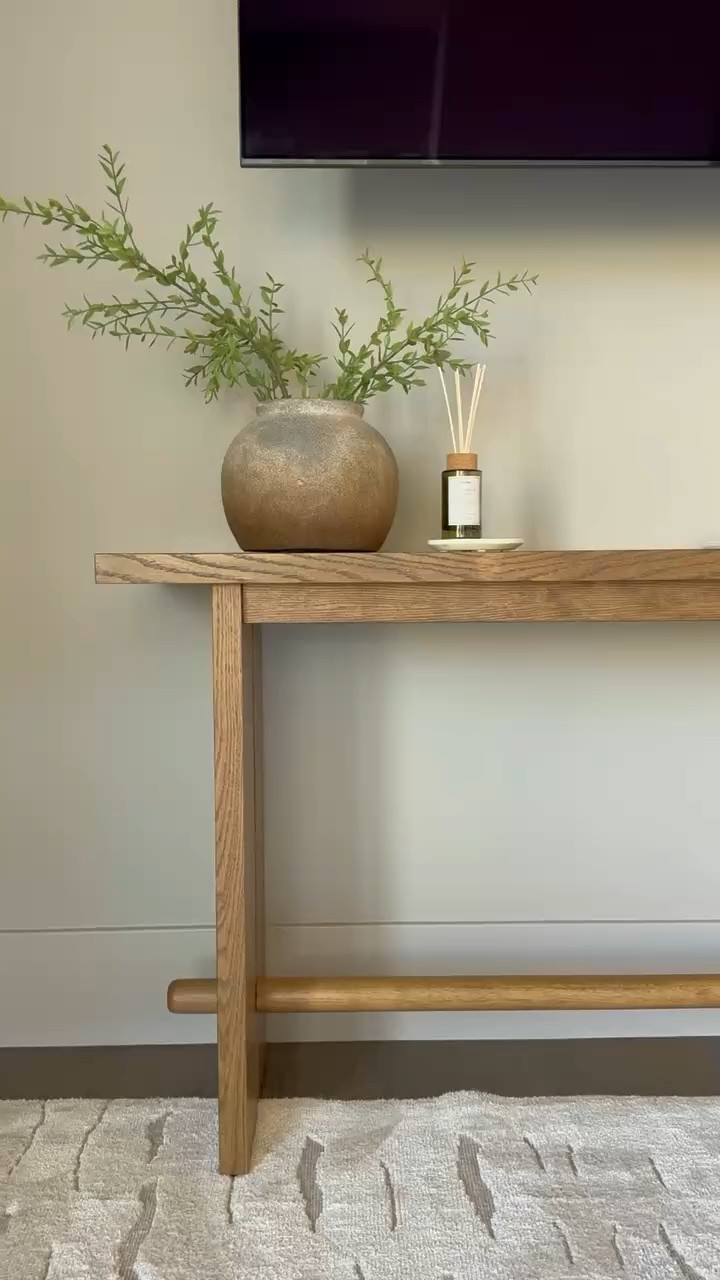 Rounding up of our favorite affordable consoles for 2025! One of our latest purchases & such a good one! The perfect size console & we love the wood grain!

Console, target home, oak, affordable finds

#LTKHome