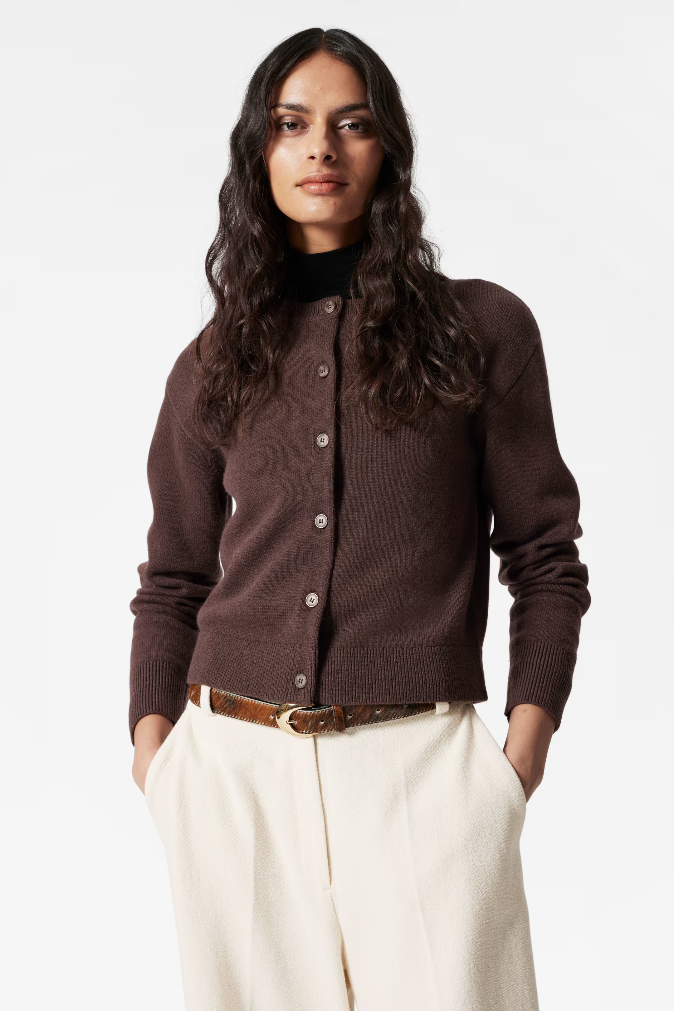 Boxy Merino Wool Cardigan | H&M (UK, MY, IN, SG, PH, TW, HK)