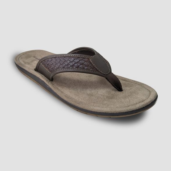 Men's Cecil Flip flop sandals - Goodfellow & Co™ Brown | Target