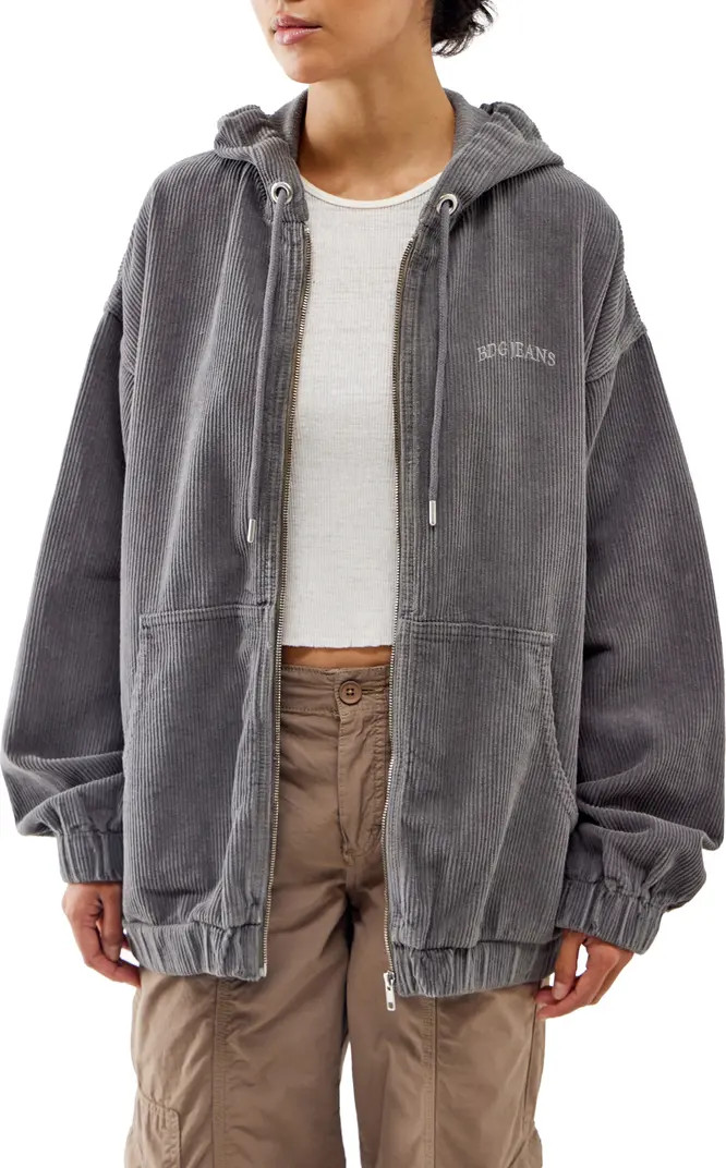Hooded Cotton Corduroy Jacket | Nordstrom