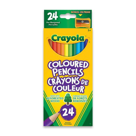 Crayola 24 Coloured Pencils | Walmart (CA)