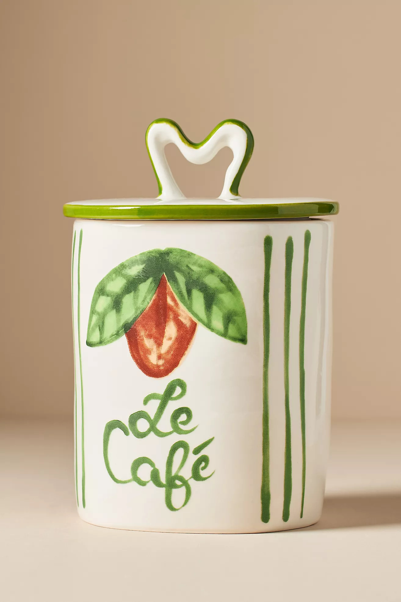 Harlie Brown Studio Belle Journée Stoneware Canister | Anthropologie (US)