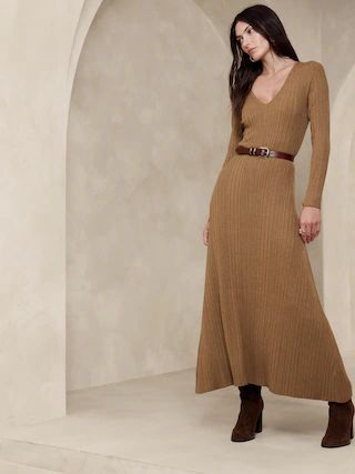 Cece Maxi Sweater Dress | Banana Republic (US)