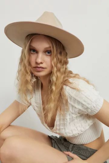 Brook Western Felt Rancher Hat | Urban Outfitters (US and RoW)