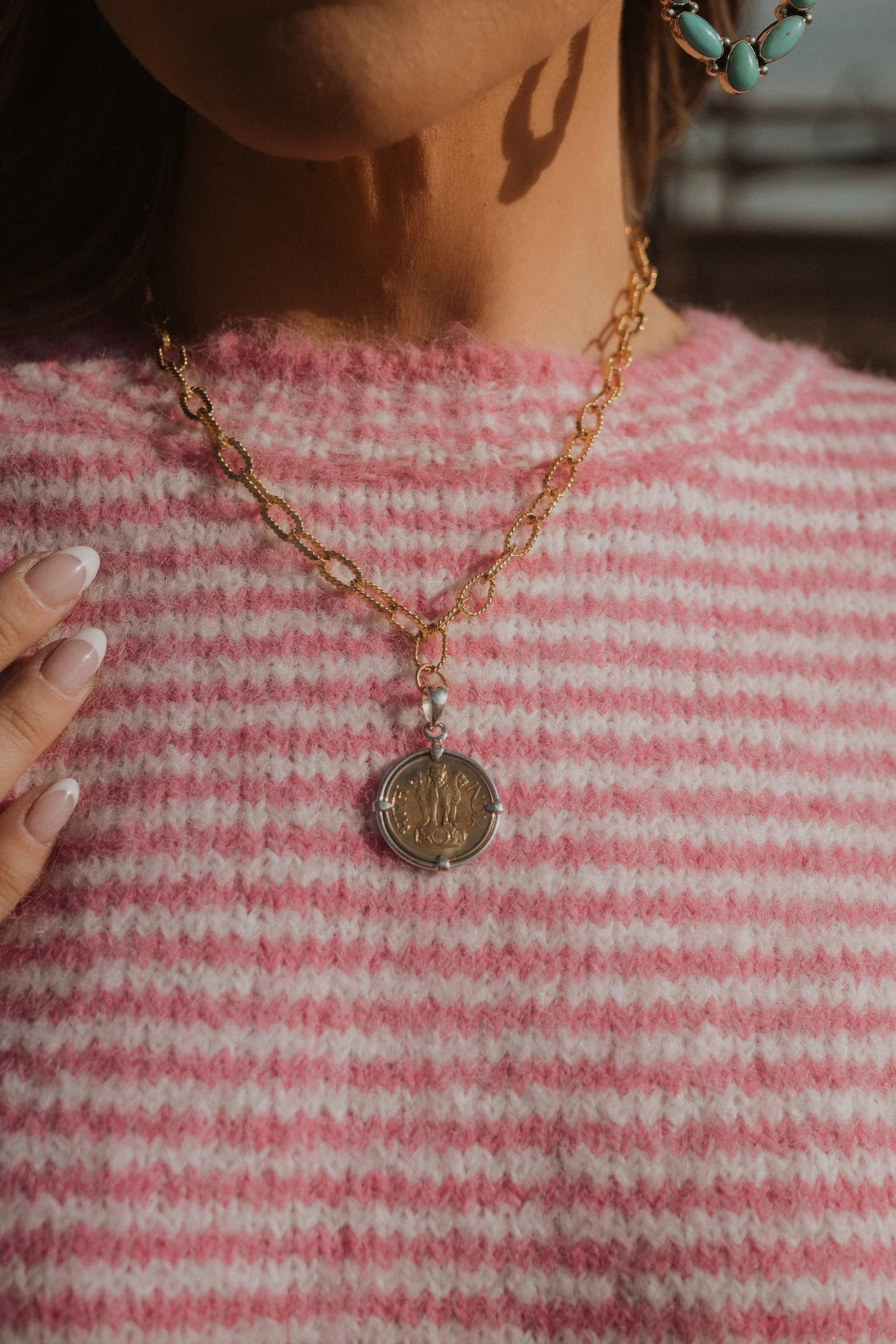 Loiness Coin Necklace | Goldie Lew Jewelry