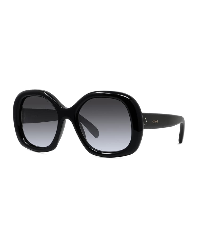 Celine Oversized Round Acetate Sunglasses | Neiman Marcus
