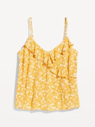 Textured Ruffled Wrap-Effect Cami Top for Women | Old Navy (US)