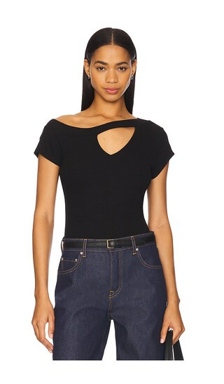 Ribbed Klane Top in Black | Revolve Clothing (Global)