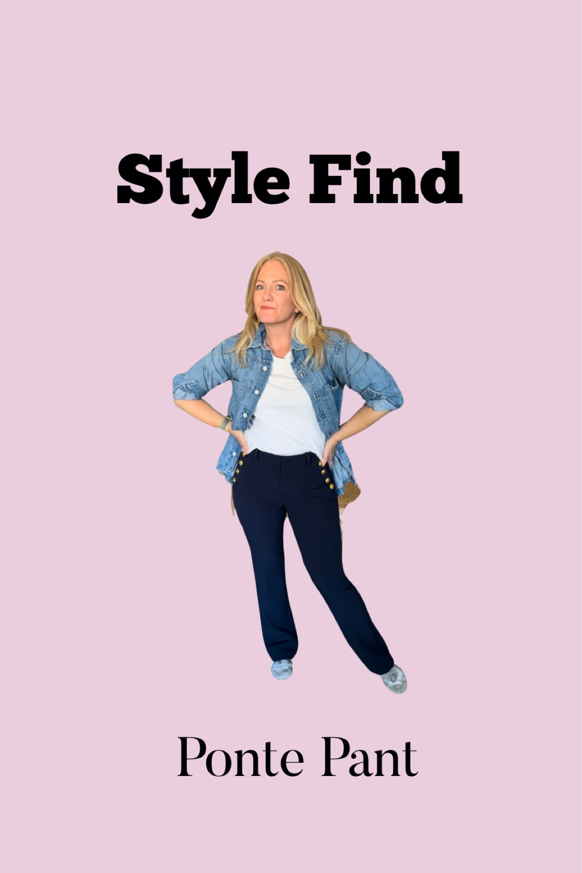 Style Find: Ponte Pant

I’m in love with the nautical feel of this pair. Mid rise, boot cut, comes in black or navy. Currently $54!! 

#LTKsalealert