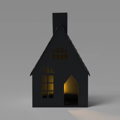 5.5" Small Metal House Decorative Sculpture - Hyde and EEK! Boutique™ Black | Target